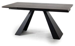 Jedálenský stôl SOLVODURI 2 hnedá/čierna