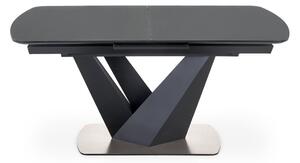 Jedálenský stôl POTRAZAU tmavosivá/čierna