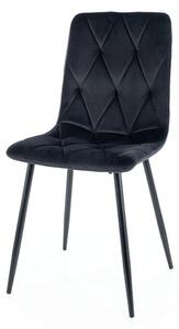 Jedálenská stolička TUM čierna