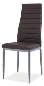 Jedálenská stolička SIGH-261 hnedá/sivá