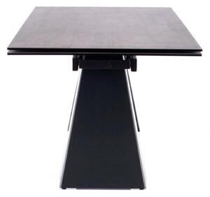 Jedálenský stôl SOLVODURI 1 sivá/čierna