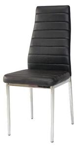 Jedálenská stolička SIGH-261 čierna/chróm