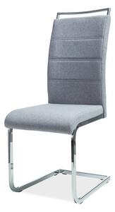 Jedálenská stolička SIGH-441 sivá/chróm