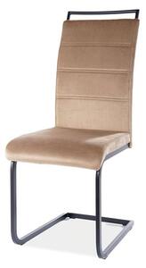 Jedálenská stolička SIGH-441 béžová/čierna