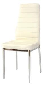 Jedálenská stolička SIGH-261 krémová/chróm