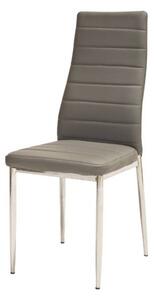 Jedálenská stolička SIGH-261 sivá/chróm