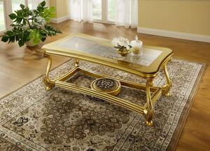 (3909) GOLDER zlatý zámocký konferenčný stolík