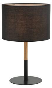 Stolová lampa 20214 kov/svetlé drevo čierna
