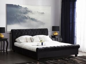 Manželská posteľ 180 cm ARCHON (s roštom) (čierna). Vlastná spoľahlivá doprava až k Vám domov. 1007101