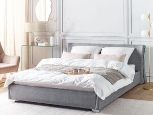 Manželská posteľ 160 cm PARNAS (s roštom) (sivá). Vlastná spoľahlivá doprava až k Vám domov. 1007417