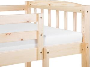 Poschodová posteľ 90 cm REWIND (s roštom) (svetlé drevo). Vlastná spoľahlivá doprava až k Vám domov. 1007471