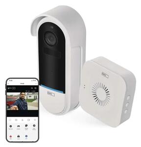 GoSmart Biely domový bezdrôtový videozvonček s WiFi – Elektro > Domové zvončeky