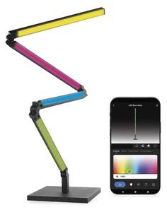 GoSmart RGBIC Čierna LED stolová lampička 175cm 20W s WiFi – LED lampičky a baterky > Stolové LED lampičky
