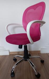 Kancelárska stolička Daisy - ružová