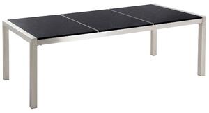 Záhradný stôl Grosso 220 (čierna) (prírodný kameň). Vlastná spoľahlivá doprava až k Vám domov. 1010105