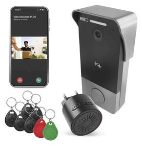 GoSmart Domový videozvonček IP-20PoE s dverným zámkom s WiFi – Inteligentná domácnosť > GoSmart
