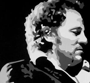Ručne maľovaný POP Art obraz Bruce Springsteen (POP ART obrazy)