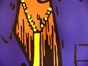 Ručne maľovaný POP Art obraz Gorillaz (POP ART obrazy)