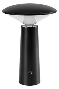 Čierna LED záhradná nabíjacia lampa Polperro 3W – LED lampičky a baterky > Stolové LED lampičky