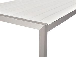 Záhradný jedálenský stôl VERO (pre 6 osôb) (biela). Vlastná spoľahlivá doprava až k Vám domov. 1022818