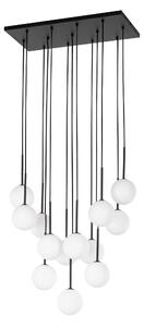 Čierny závesný luster Martin pre žiarovku 13x G9 – LED lustre a svietidlá > Lustre