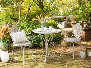 Záhradný stôl 71 cm CINQUE (kov) (sivá) (pre 4 osoby). Vlastná spoľahlivá doprava až k Vám domov. 1018812