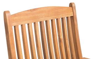 Set 2 ks. záhradných stoličiek MALI (svetlé drevo + oranžová). Vlastná spoľahlivá doprava až k Vám domov. 1026912