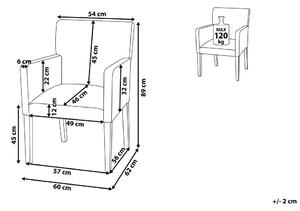 Jedálenská stolička ROCKY (textil) (béžová). Vlastná spoľahlivá doprava až k Vám domov. 1018502
