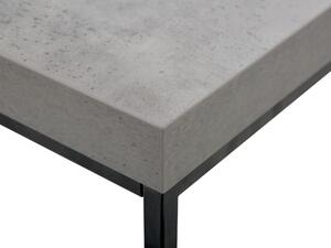 Príručný stolík DELAND (betonový top) (šedá). Vlastná spoľahlivá doprava až k Vám domov. 1018598