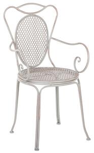 Set 2 ks. záhradných stoličiek CINQUE (kov) (sivá). Vlastná spoľahlivá doprava až k Vám domov. 1019169