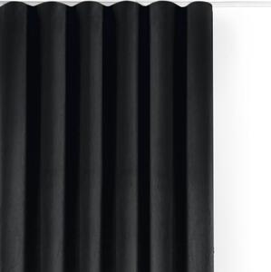 Čierny zamatový dimout záves 140x300 cm Velto – Filumi
