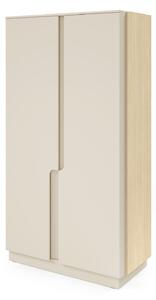 Šatníková skriňa Positano 103x195x52 - macadamia / dub mavelie
