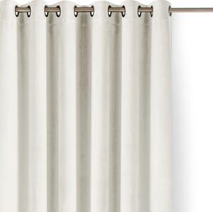 Krémový zamatový dimout záves 200x250 cm Velto – Filumi