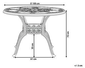 Záhradný stôl SAPRENA (pre 4 osoby). Vlastná spoľahlivá doprava až k Vám domov. 1022561