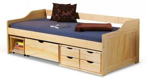 Detská posteľ z masívu so šuplíkmi 200x90cm - MAXIMUS