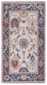 Koberec viacfarebný bavlna polyester 80 x 150 cm orientálny vzor vintage bytové doplnky