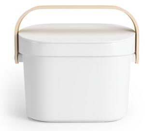 Biela nádoba na kompostovateľný odpad 4 l Bellwood – Umbra