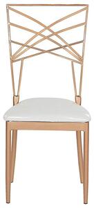 Set 2 ks. jedálenských stoličiek GIRION (ružové zlato). Vlastná spoľahlivá doprava až k Vám domov. 1022824