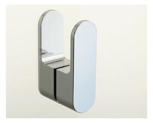 Ravak - Sprchové dvere jednodielne Chrome CSD1-80 cm - lesklý Alubright, transparentné sklo