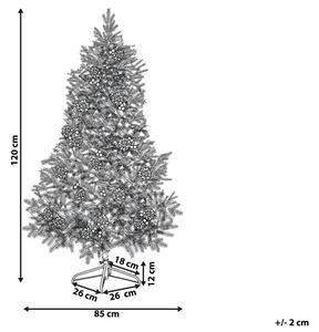 Umelý vianočný stromček 120 cm DINNA (zelená). Vlastná spoľahlivá doprava až k Vám domov. 1023180