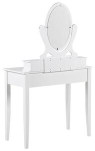 Toaletný stolík LINUA (biela). Vlastná spoľahlivá doprava až k Vám domov. 1023305