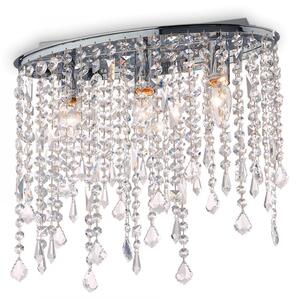 Prisadené stropné svietidlo Ideal lux RAIN 008370 - chróm