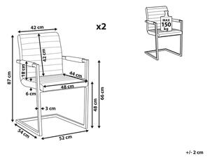 Set 2 ks. jedálenských stoličiek BAFORA (hnedá). Vlastná spoľahlivá doprava až k Vám domov. 1023604