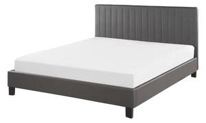 Manželská posteľ 140 cm PARASO (sivá) (s roštom). Vlastná spoľahlivá doprava až k Vám domov. 1026668