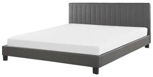 Manželská posteľ 180 cm PARASO (sivá) (s roštom). Vlastná spoľahlivá doprava až k Vám domov. 1026672