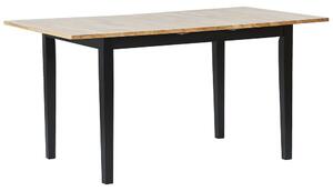 Jedálenský stôl HOWTON (svetlé drevo + čierna) (pre 4 až 6 osôb). Vlastná spoľahlivá doprava až k Vám domov. 1026749