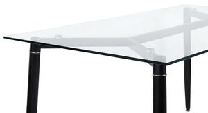 Jedálenský stôl TOTTUS (čierna) (pre 6 osôb). Vlastná spoľahlivá doprava až k Vám domov. 1026737