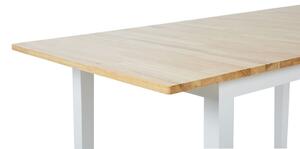 Jedálenský stôl HOWTON (svetlé drevo + biela) (pre 4 až 6 osôb). Vlastná spoľahlivá doprava až k Vám domov. 1026750