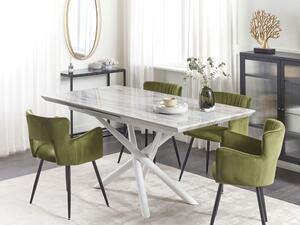 Jedálenský stôl MERRA (biela) (pre 6 až 8 osôb). Vlastná spoľahlivá doprava až k Vám domov. 1026761