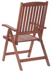 Set 2 ks. záhradných stoličiek TRATORIA (tmavočervená + béžová + sivá). Vlastná spoľahlivá doprava až k Vám domov. 1026932